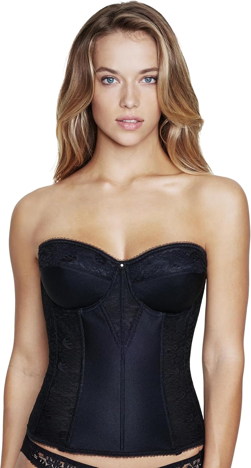 Dominique Lace Longline Corset Bustier #8949