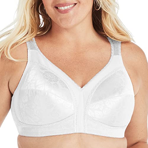 Playtex Women's 18 Hour Comfort-Strap Wireless Bra, Full-Coverage Bra with 4-Way TruSupport