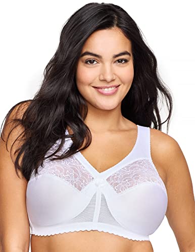 Glamorise Full Figure Plus Size MagicLift Original Support Bra Wirefree #1000