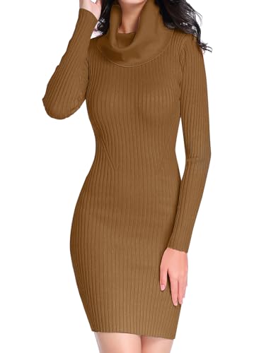 v28 Ribbed Knit Fitted Midi (Cowl)