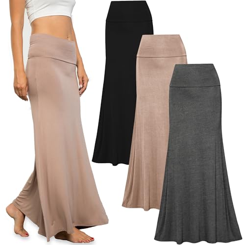 Free to Live 3 Pack Long Skirts