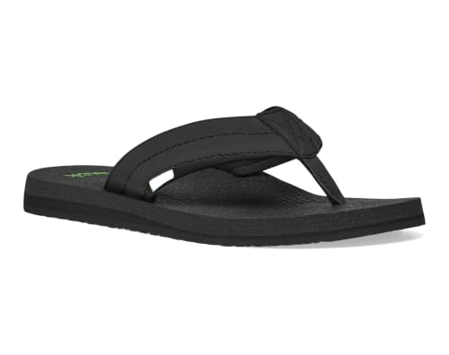 Sanuk Mens Beer Cozy 2 | Flip Flops for Men | Mens Sandals | Beach Sandals | Supportive & Lightweight | Memory Foam Footbed