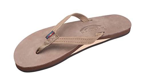 Rainbow Sandals Women's Single Layer Leather Sandal Narrow Strap