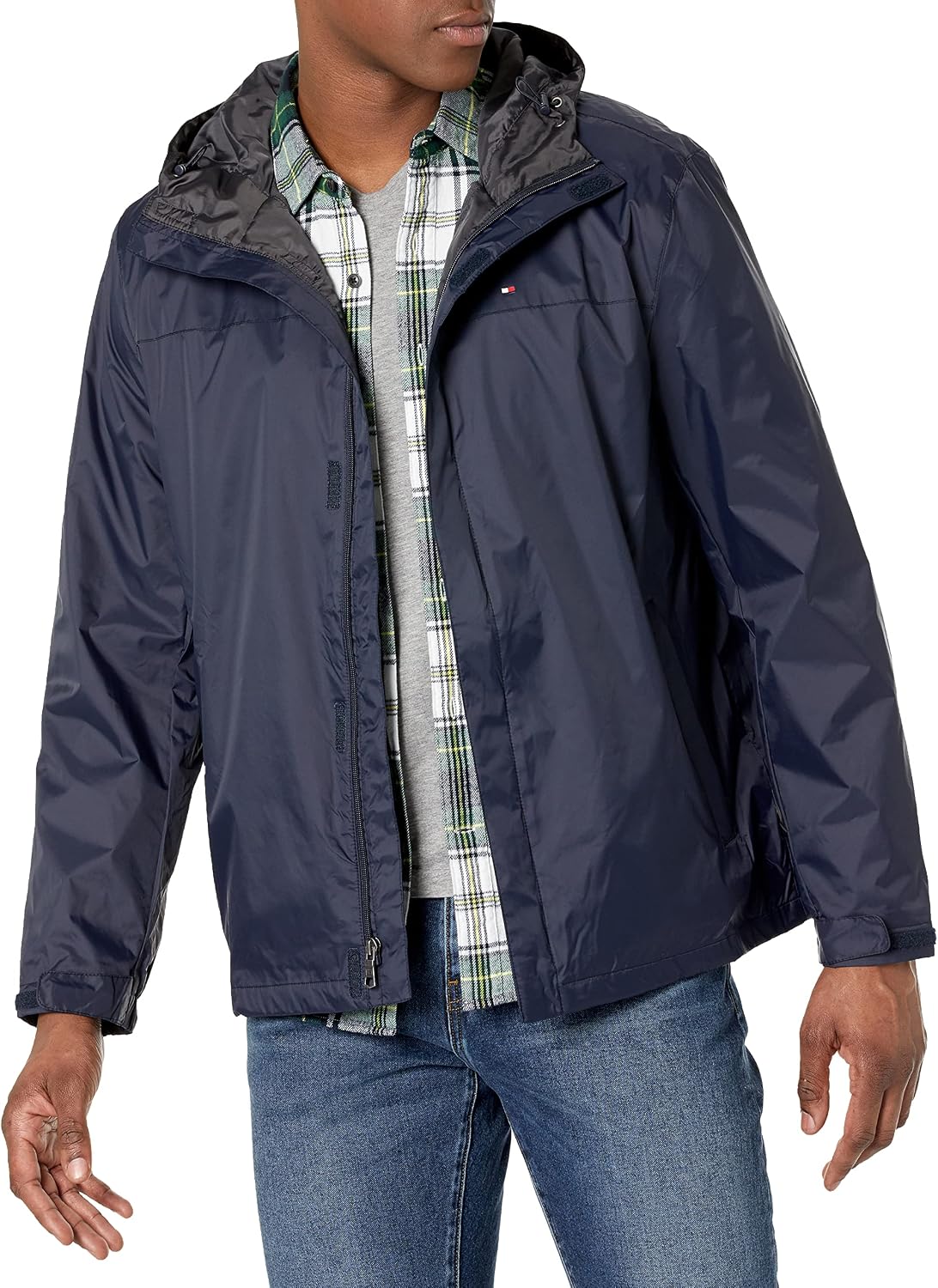 Tommy Hilfiger Lightweight Breathable Waterproof Hooded Jacket