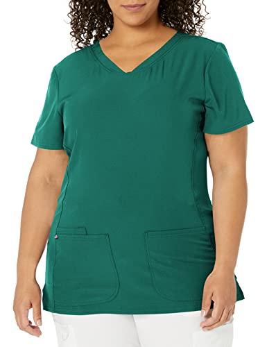 HeartSoul Scrubs for Women V-Neck Medical Top with Moisture Wicking and 360 Stretch Technology - 20710
