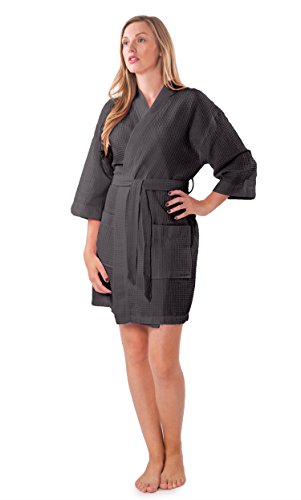 Turquaz Linen Waffle Kimono