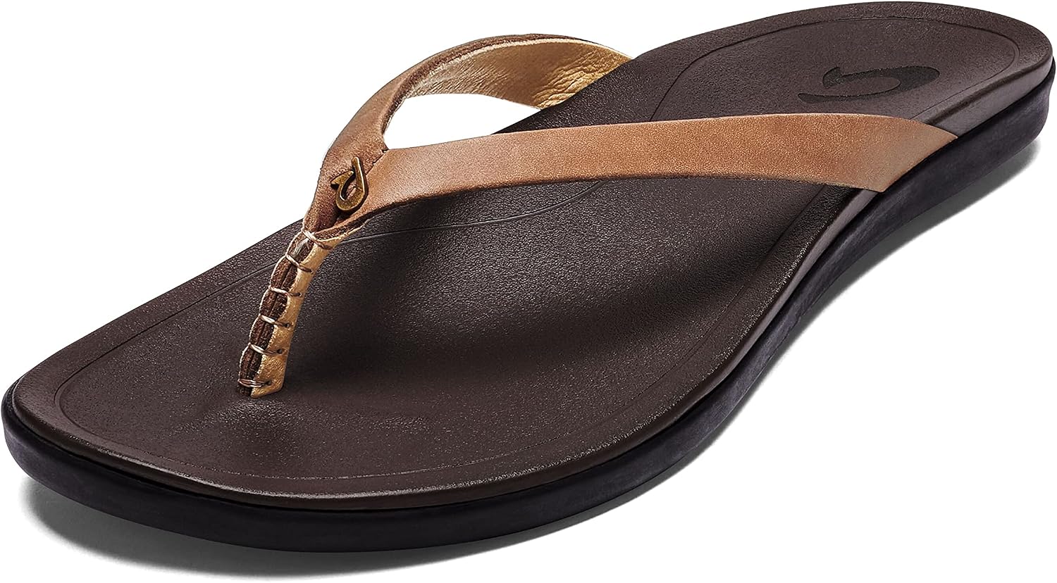 OLUKAI Ho'opio Hau Leather Sandals
