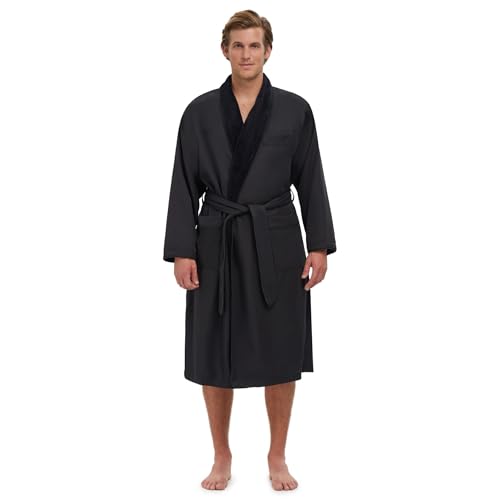 Plush Lined Microfiber Bath Robe for Women or Men - Super Soft, Durable Luxury Spa, Resort & Hotel Bathrobe, Generously Sized