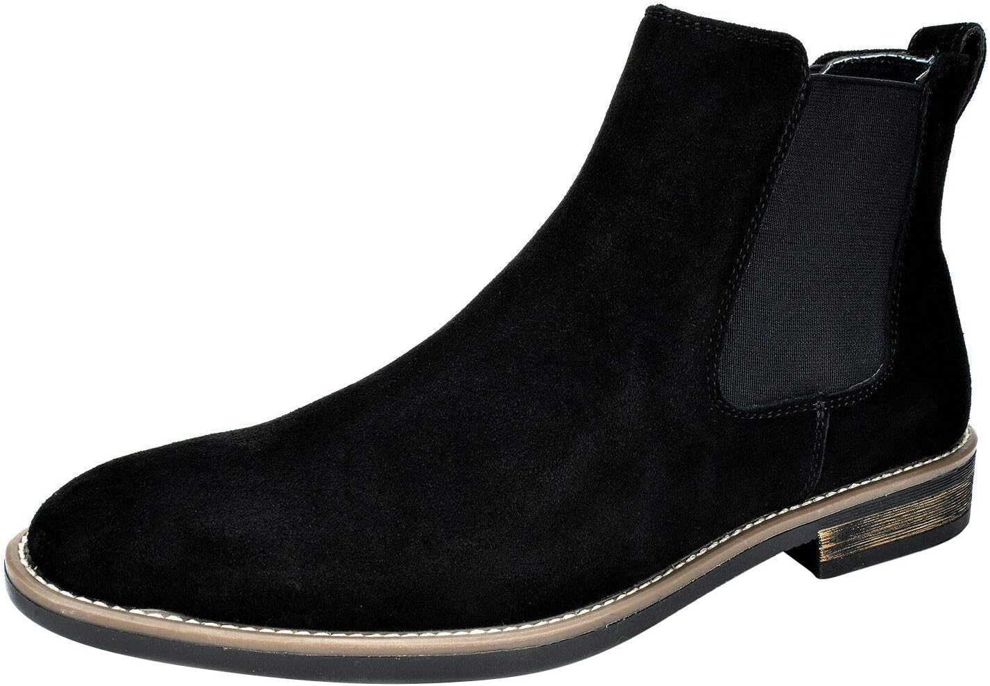 Bruno Marc Men's Suede Leather Chelsea Ankle Boots