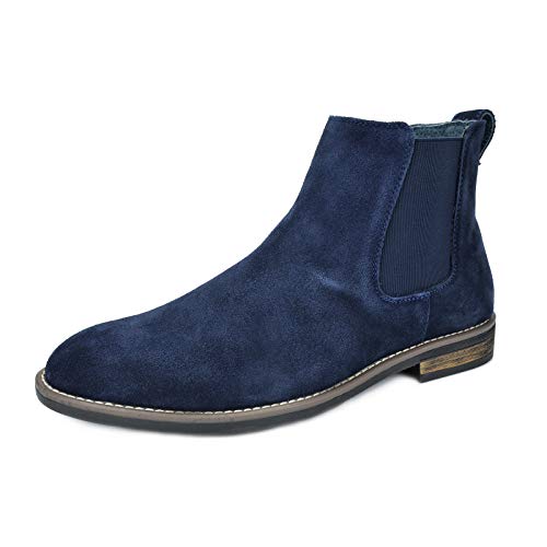 Bruno Marc Men's Suede Leather Chelsea Ankle Boots