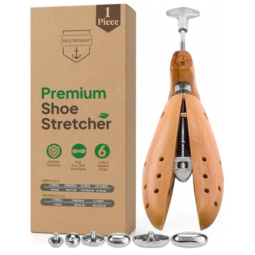 HOUNDSBAY Plastic & Wooden Shoe Stretcher