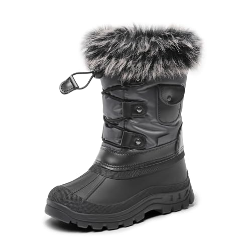 DREAM PAIRS Boys Girls Snow Boots