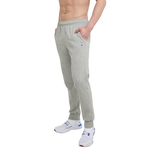 Champion Men's Joggers, Everyday Cotton, Lightweight Lounge Knit Pants for Men, 31"
