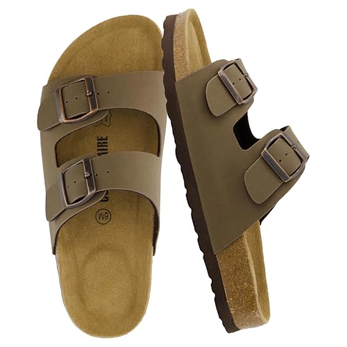 CUSHIONAIRE Lane Cork Footbed Sandal