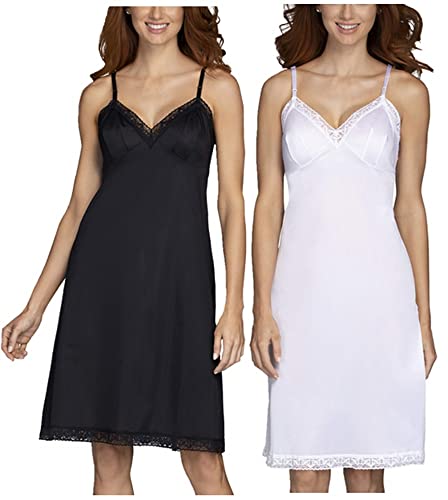 Vanity Fair Women's Anti-Static Nylon Full Slips for Under Dresses (S-5XL)