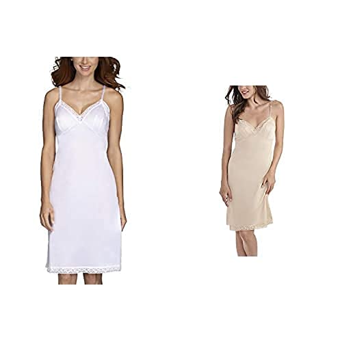 Vanity Fair Women's Anti-Static Nylon Full Slips for Under Dresses (S-5XL)