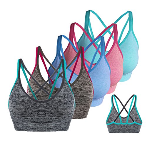 AKAMC Women's Cross Back Sport Bra