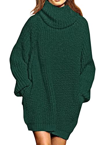 Pink Queen Turtleneck Oversize Dress