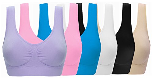 ohlyah Women's Seamless Wire-Free Bra