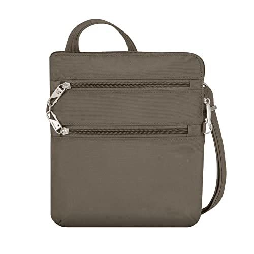 Travelon Anti-theft Classic Slim Double Zip Crossbody
