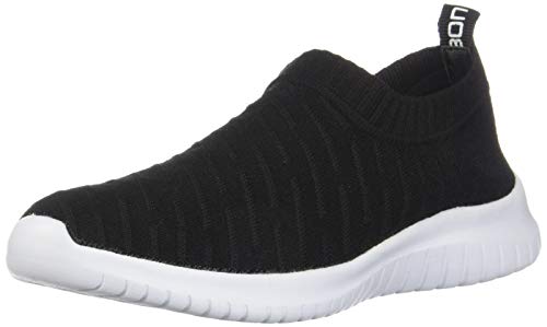 TIOSEBON Women's Athletic Walking Shoes Slip On Casual Mesh-Comfortable Tennis Workout Sneakers (Pigskin Insole)