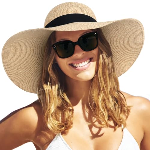 FURTALK Womens Sun Straw Hat