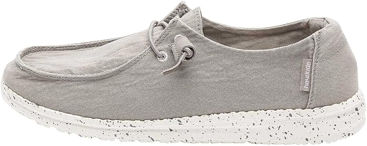 Hey Dude Girl's Wendy Youth Disco | Womens Shoes | Womens Lace Up Loafers | Comfortable & Light-Weight