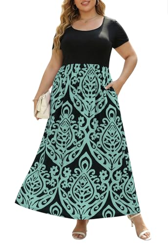 Nemidor Chevron Plus Size Maxi