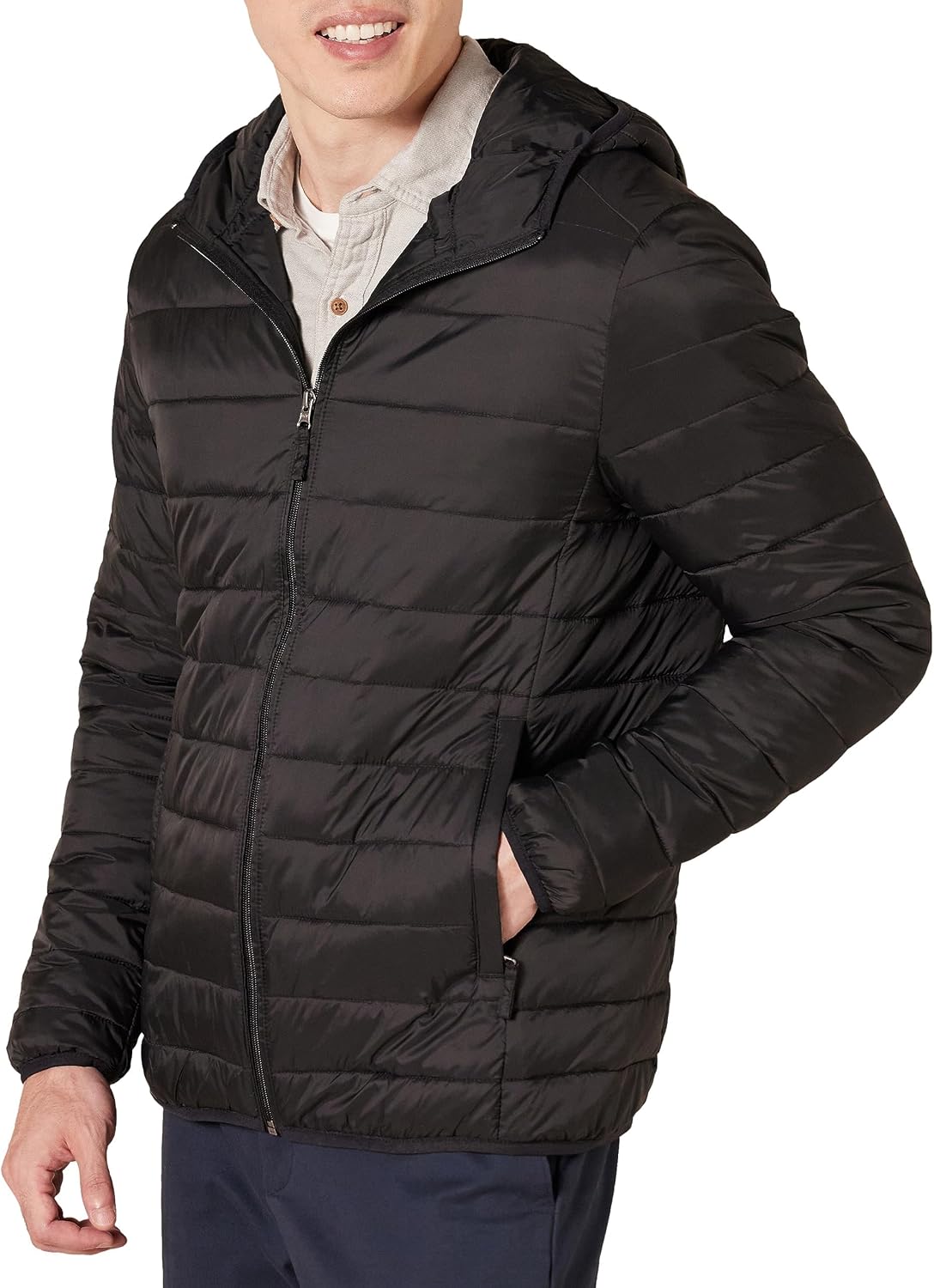 Amazon Essentials Men's Packable Puffer