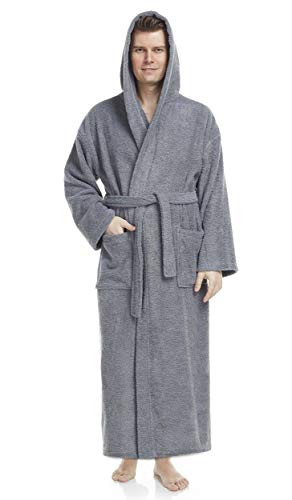 Arus Turkish Cotton Hooded Robe