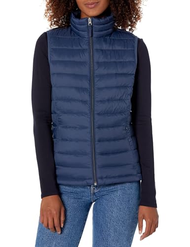 Amazon Essentials Womens Lightweight Water-Resistant Packable Puffer Vest