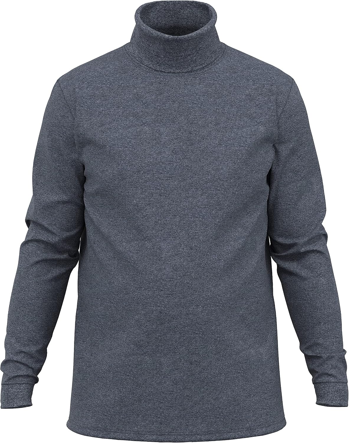 Maks Mens Casual Cotton Turtleneck Pullover Sweater