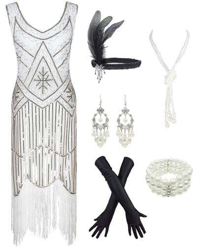 Gatsby Flapper Dress Set