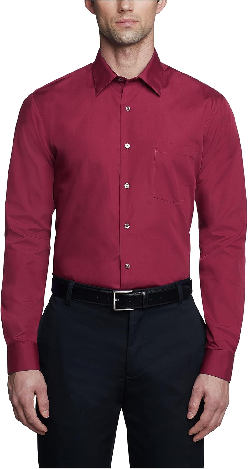 Van Heusen Fitted Poplin Shirt