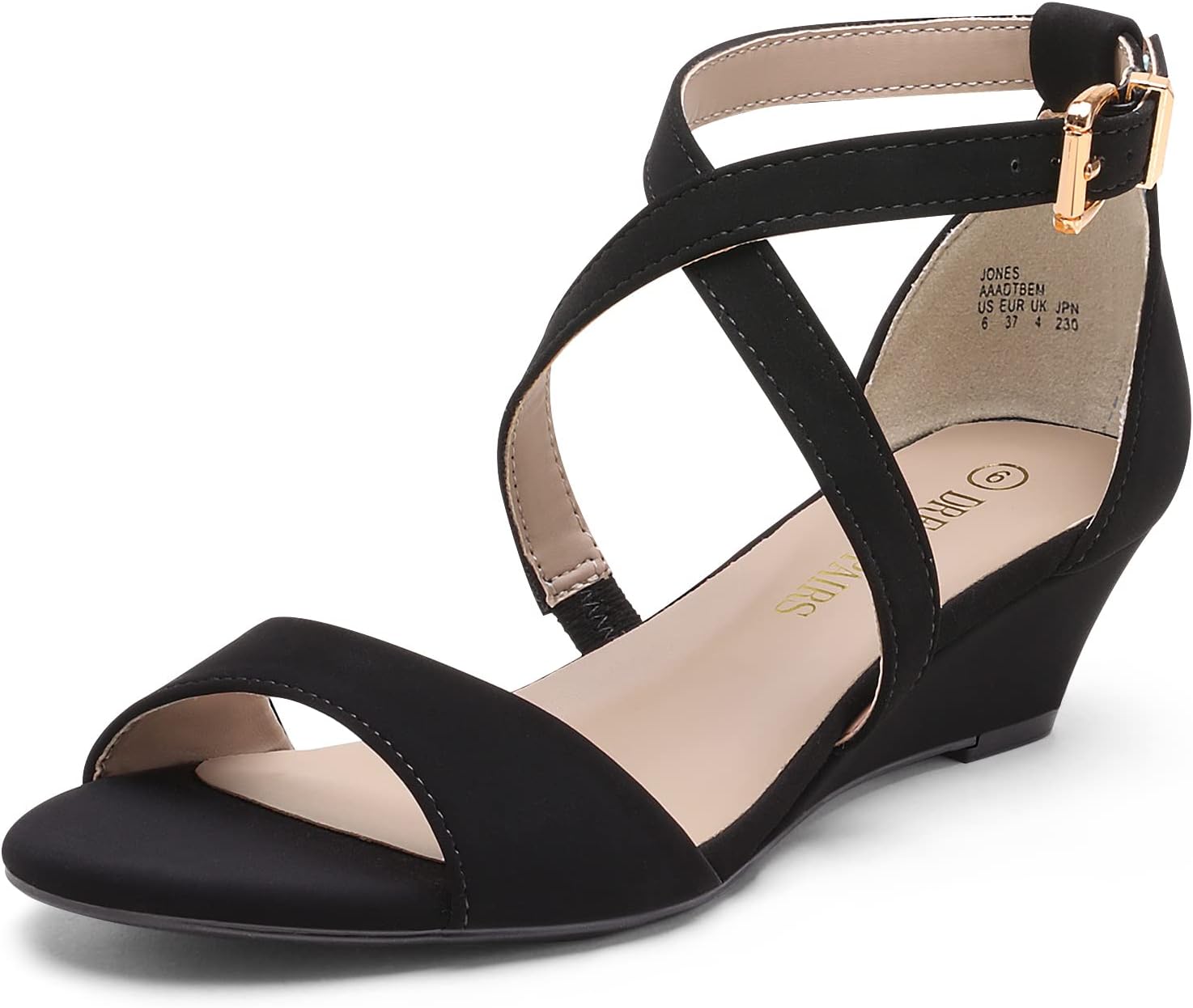 DREAM PAIRS Low Wedge Sandals