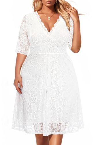 Pinup Fashion Plus-Size Wrap Dress