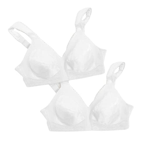 Playtex Women's Wireless Bra, 18 Hour Plus-Size Bras Available, Full Coverage, Smoothing, 4693, Single or 2-Pack