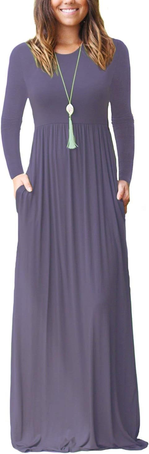 VIISHOW Long Sleeve Loose Maxi