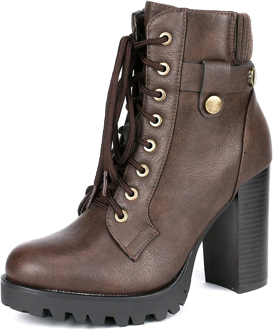 DREAM PAIRS Lace-Up Bootie (Value SKU)