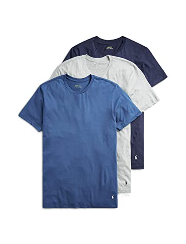 Polo Ralph Lauren Men's Slim Fit Cotton Crew Undershirts 3 Pack