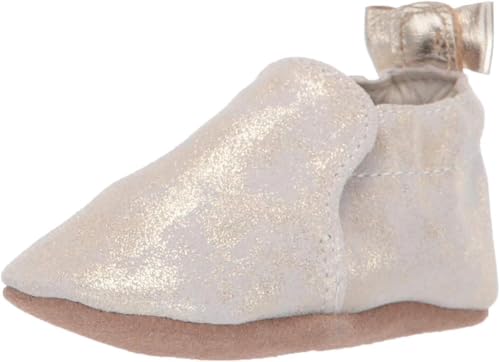Robeez Baby Girls and Unisex Soft Soles Slip-Resistant Crib Shoes Slippers for Infant and Toddler, 0-24 Months