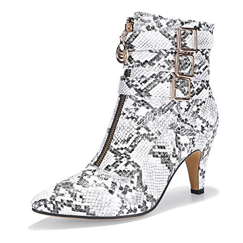 IDIFU Kitten-Heel Ankle Booties