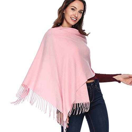 HOYAYO Extra Large Thick Pashmina Shawl Wraps - Wool Soft Winter Warm Scarves Travel Blanket for Women