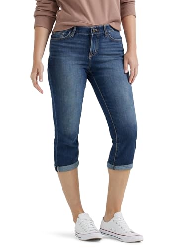 Lee Womens Flex Motion Capri Jeans
