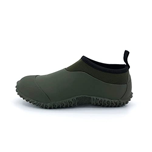 SYLPHID Men's Garden Shoes Women's Rain Shoe Waterproof Neoprene Camp Booties for Camping, Lawn Care, Gardening and Yard Work
