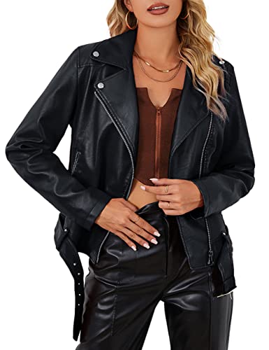 Bellivera Faux Leather Jacket