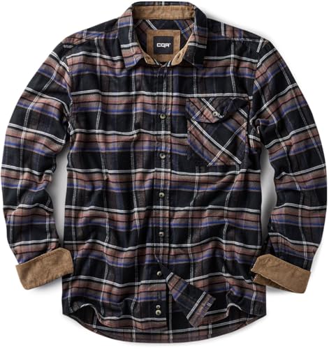 CQR Men's All Cotton Flannel Shirt