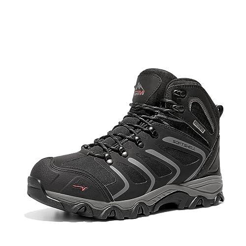 NORTIV 8 Men's Ankle High Waterproof Hiking Boots