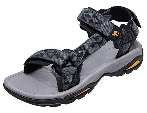 CAMEL CROWN Mens Waterproof Hiking Sandals with Arch Support Open Toe Summer Outdoor Beach Water Comfortable Sport Sandals