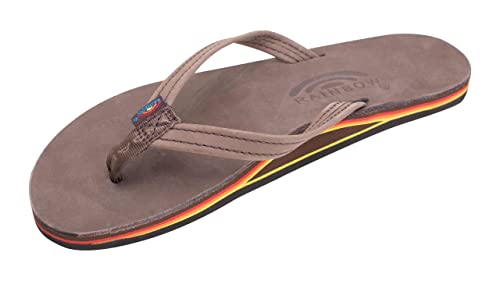 Rainbow Sandals Women's Single Layer Leather Sandal Narrow Strap